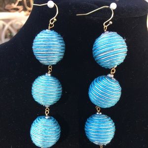 Blue bon bon earrings